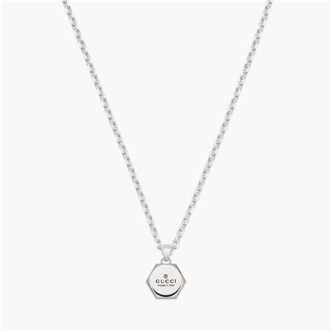 gucci initial necklace|gucci trademark necklace.